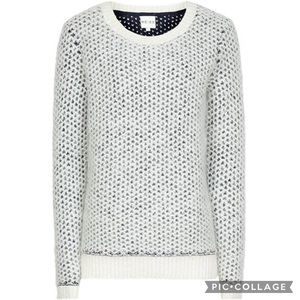 REISS Torryn Oversized Textured Mohair Pullover Sweater